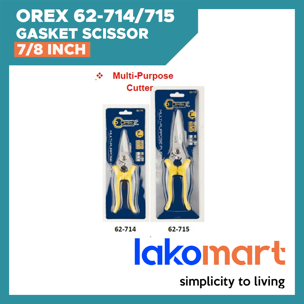 OREX 62-714/715 Gasket Scissor Multi purpose Shear Stainless Steel