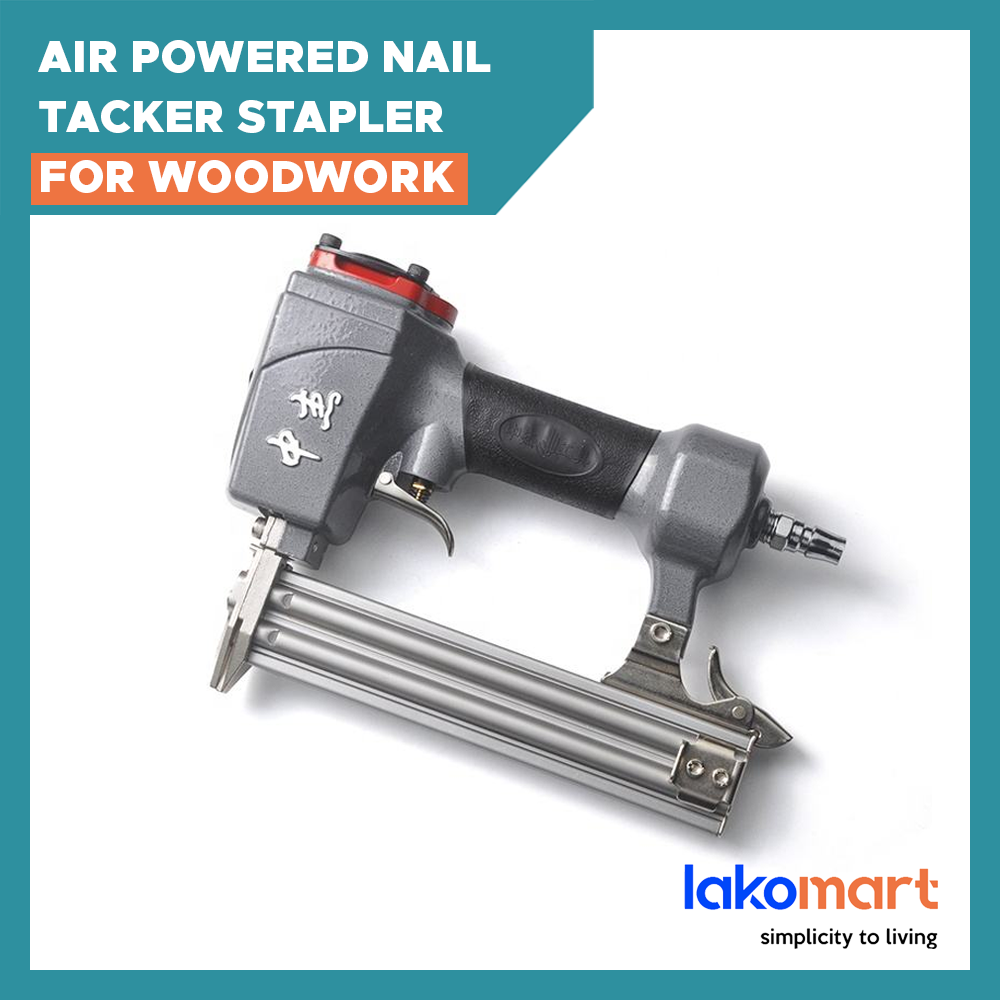 Air Powered Nail Tacker Stapler Nailer for Woodwork (F30/ T50/ J1022/ ST64/ 422J/ P625)