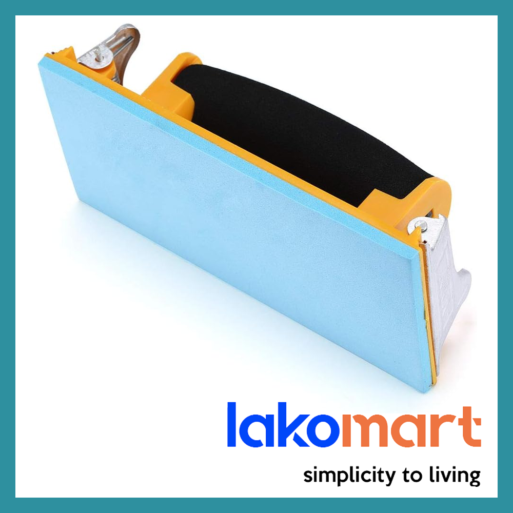 Clip on Sandpaper Holder Hand Sander with Sponge Handle – lakomart.sg