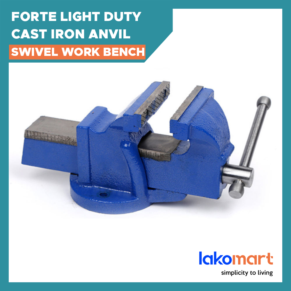 FORTE SG Light Duty Cast Iron Anvil Swivel Work Bench Vice Vises (3 or 5 inches)