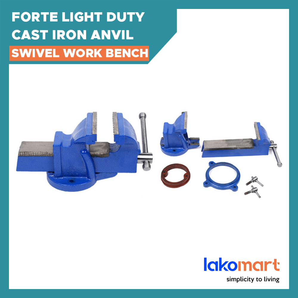 FORTE SG Light Duty Cast Iron Anvil Swivel Work Bench Vice Vises (3 or ...