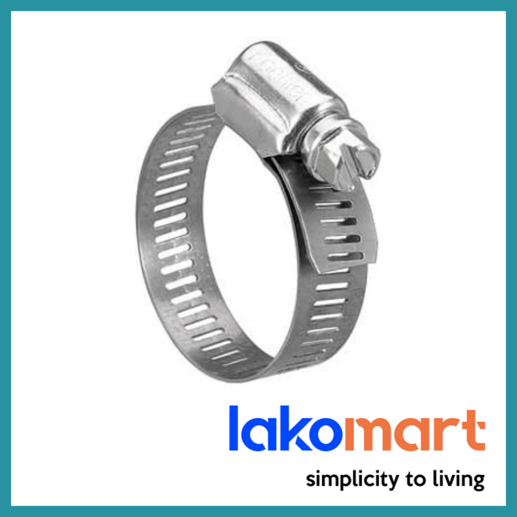 Stainless Steel Hose Clip Clamp (12-38mm)