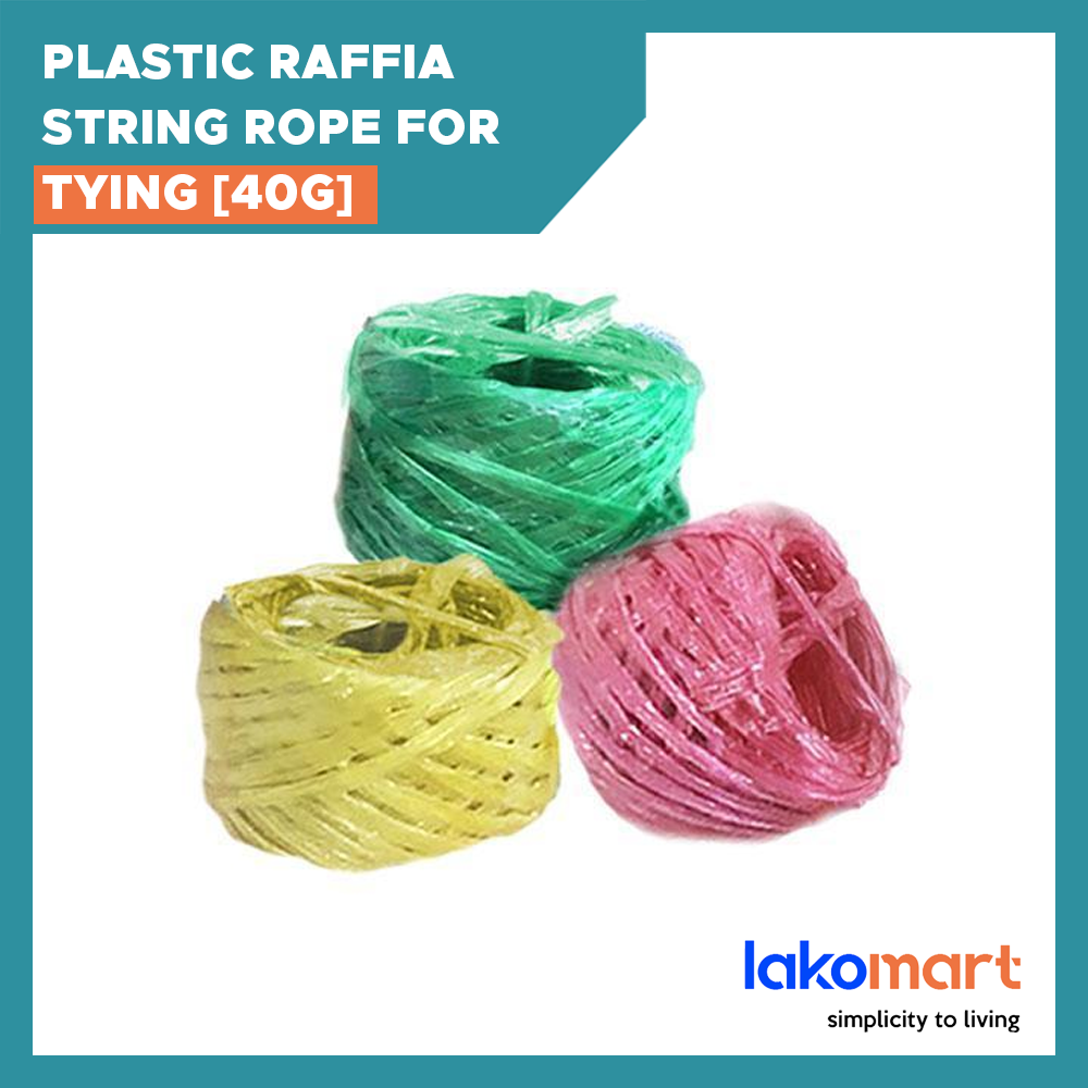 Plastic Raffia String Rope for Tying/ Packing (40g/ 850g)