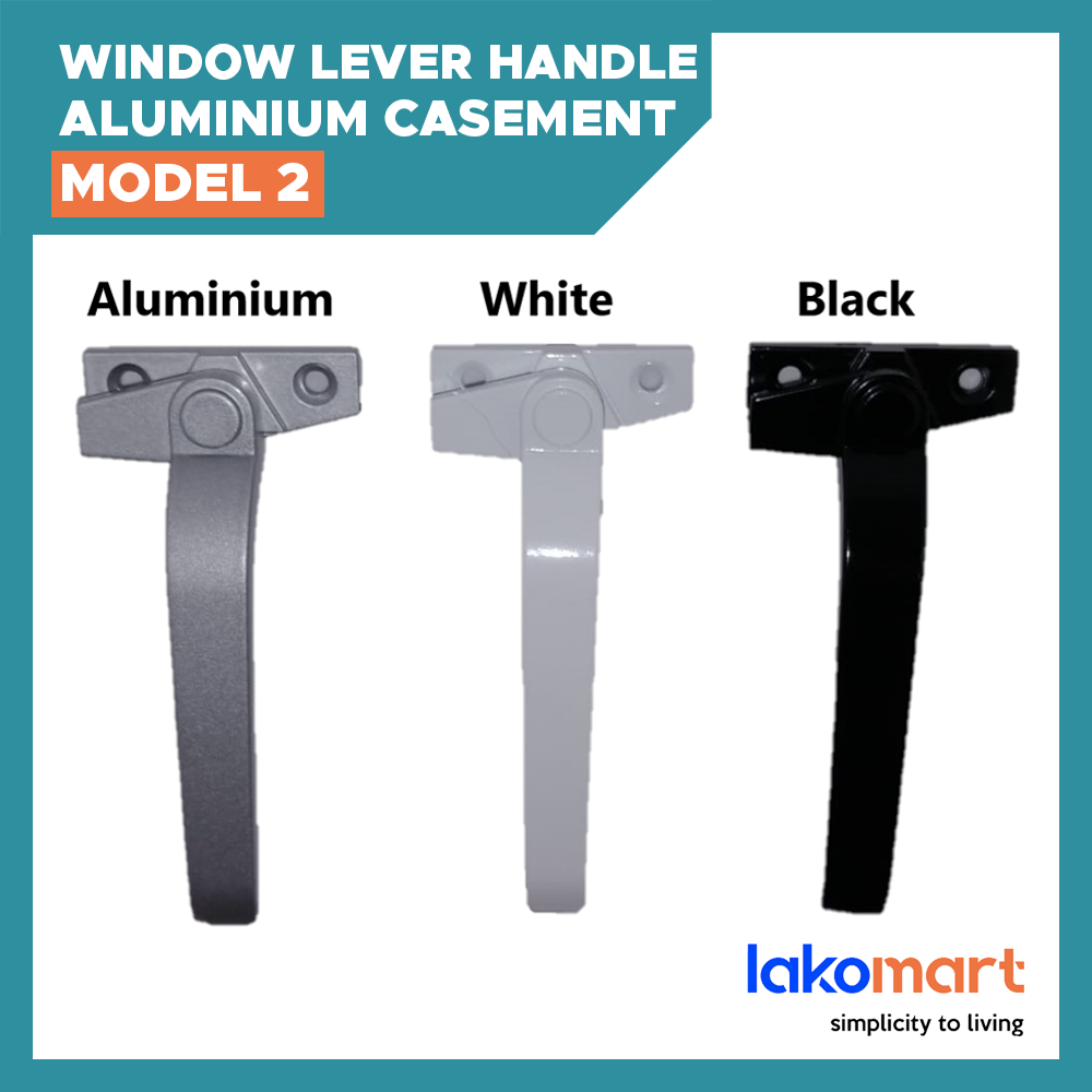 Window Lever Handle Aluminium Casement Window [Model 2] – lakomart.sg
