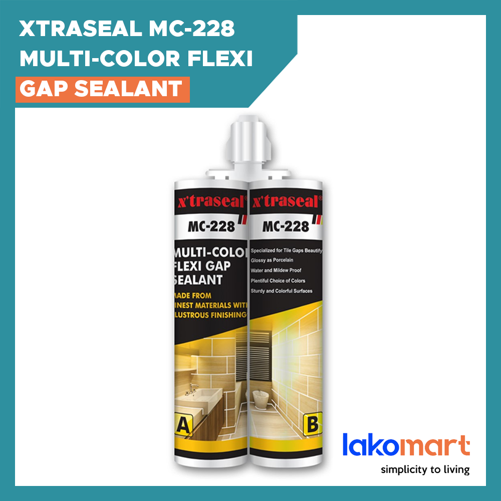 XTRASEAL MC-228 Multi-Color Flexi Gap Sealant for Grouting & Caulking Gun (Nozzle only option available)