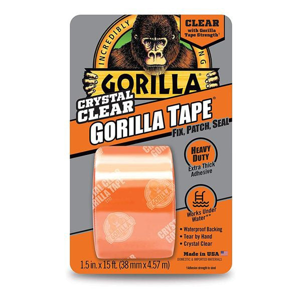 GORILLA Clear Repair Tape Mini - 38mm X 4.57m