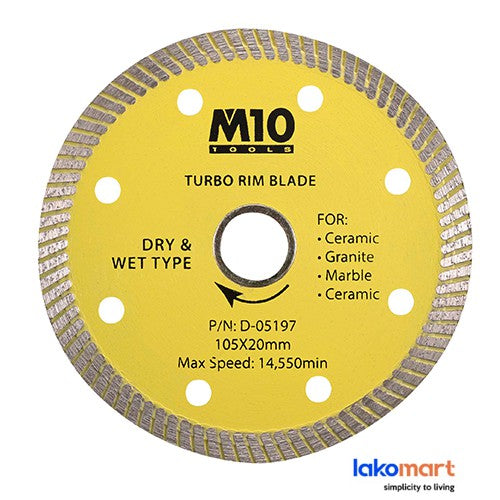 M1 Diamond Blade Turbo 4 Inch (Yellow)