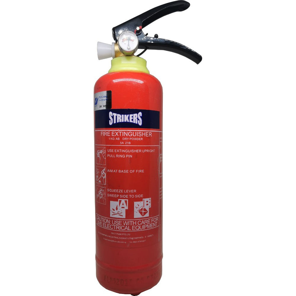 STRIKERS Certified Fire Extinguisher AB Dry Powder 1KG /2KG /4KG /6KG /9KG