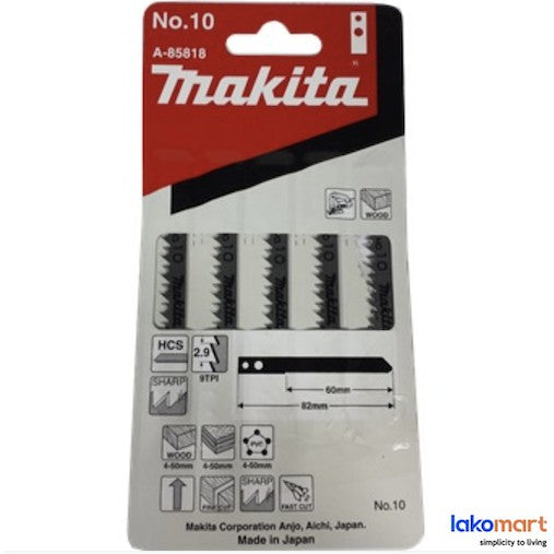 MAKITA Jigsaw Blade (M Type) No:1 - 5 Pieces [A-85818]