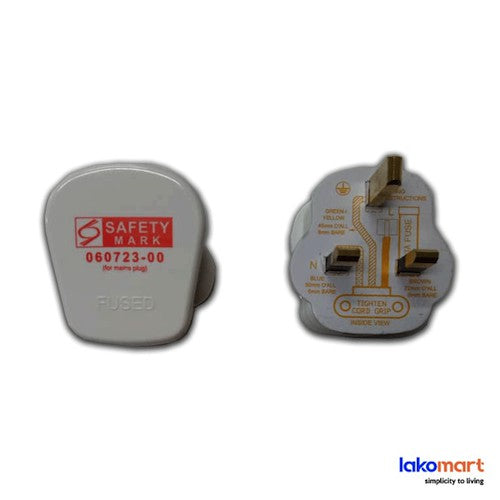 Electrical 3 Pin Plug with Sisir Sticker (13A) – lakomart.sg