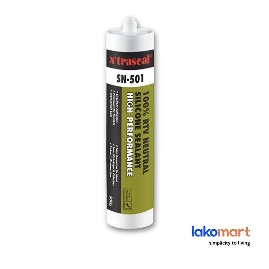 XTRASEAL 100% RTV Neutral Silicone Sealant 300gm [SN-501/ SN-502]