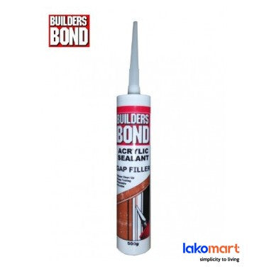 BUILDERS BOND Acrylic Sealant Gap Filler White