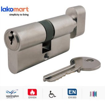 Door Cylinder Lock Single Key With Thumbturn with 3 Normal Keys