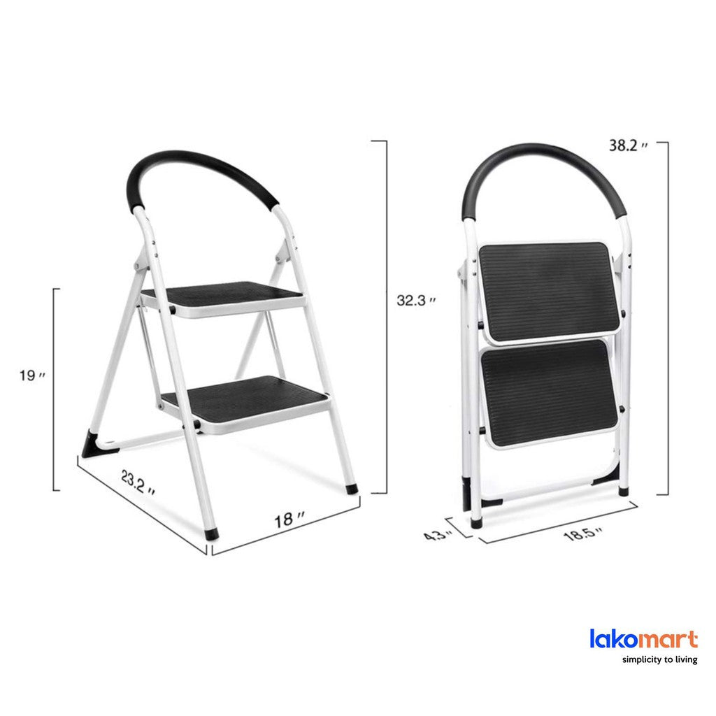 OREX Foldable 2/3/4 Steps Stool Step Ladder - Must have for all Househ ...