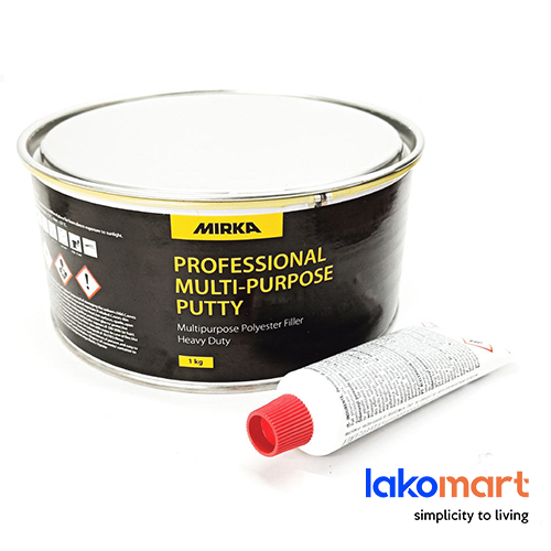 MIRKA Multi-purpose Poly Putty 1kg (Base & additive)