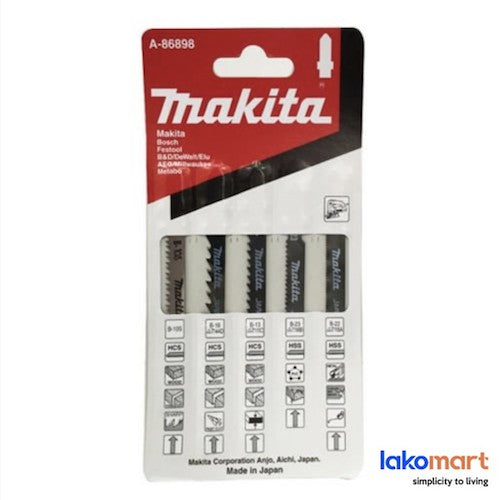 MAKITA Jigsaw Blade Set (B Type) No:1S,B13,B16,B22,23 - Each [A-86898]