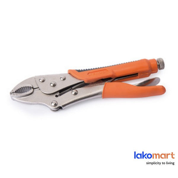 KENDO - Curved Jaw Locking Plier With Rubber Grip (125mm-225mm)