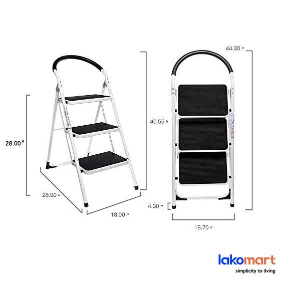 OREX Foldable 2/3/4 Steps Stool Step Ladder - Must have for all Househ ...