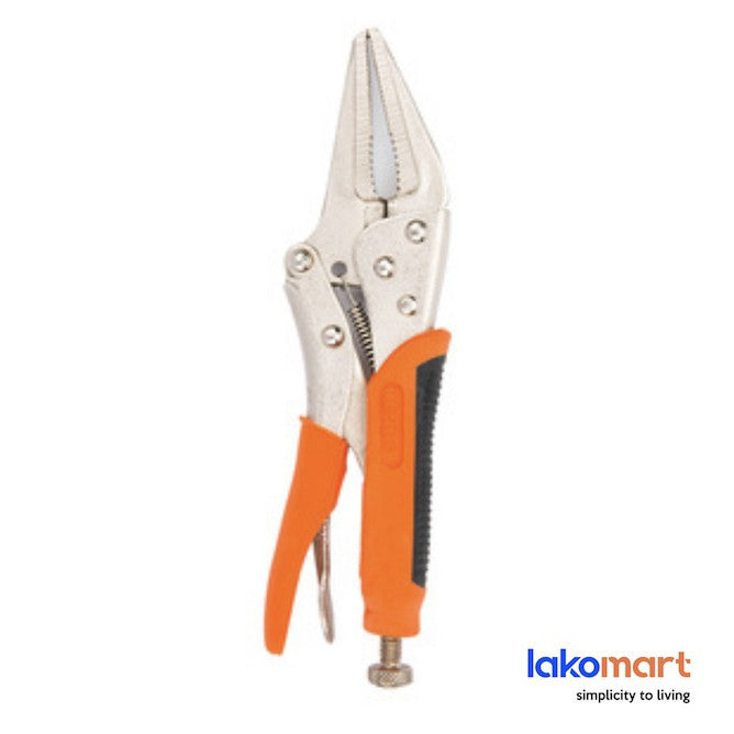 KENDO Straight Jaw Locking Plier With Rubber Grip 15mm [11611]